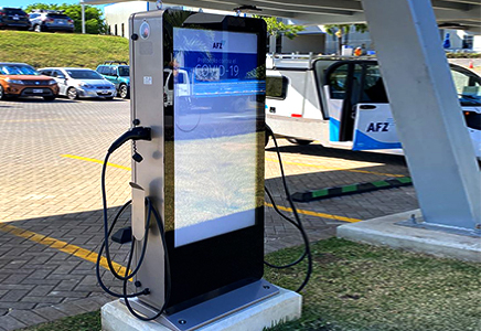 客戶對(duì)我們的20kW廣告充電樁的反饋